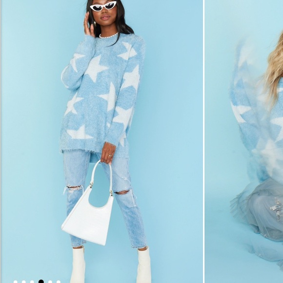 SOLD Show me your Mumu Star Cinderella Sweater (NWOT) - Picture 3 of 7